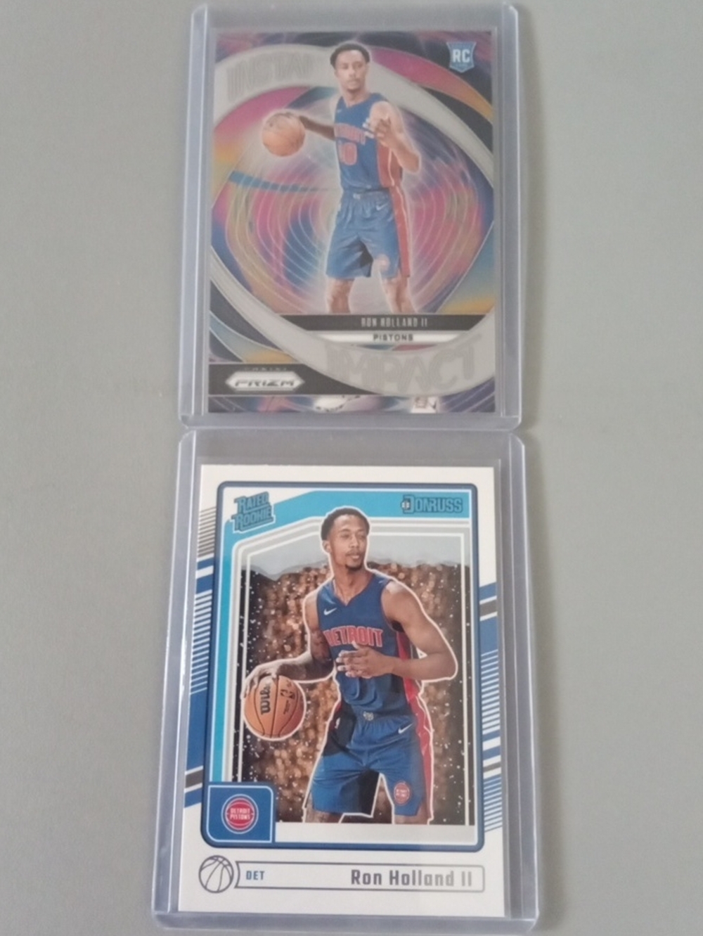 Panini Blue and White Detroit Pistons Rookie Card Duo